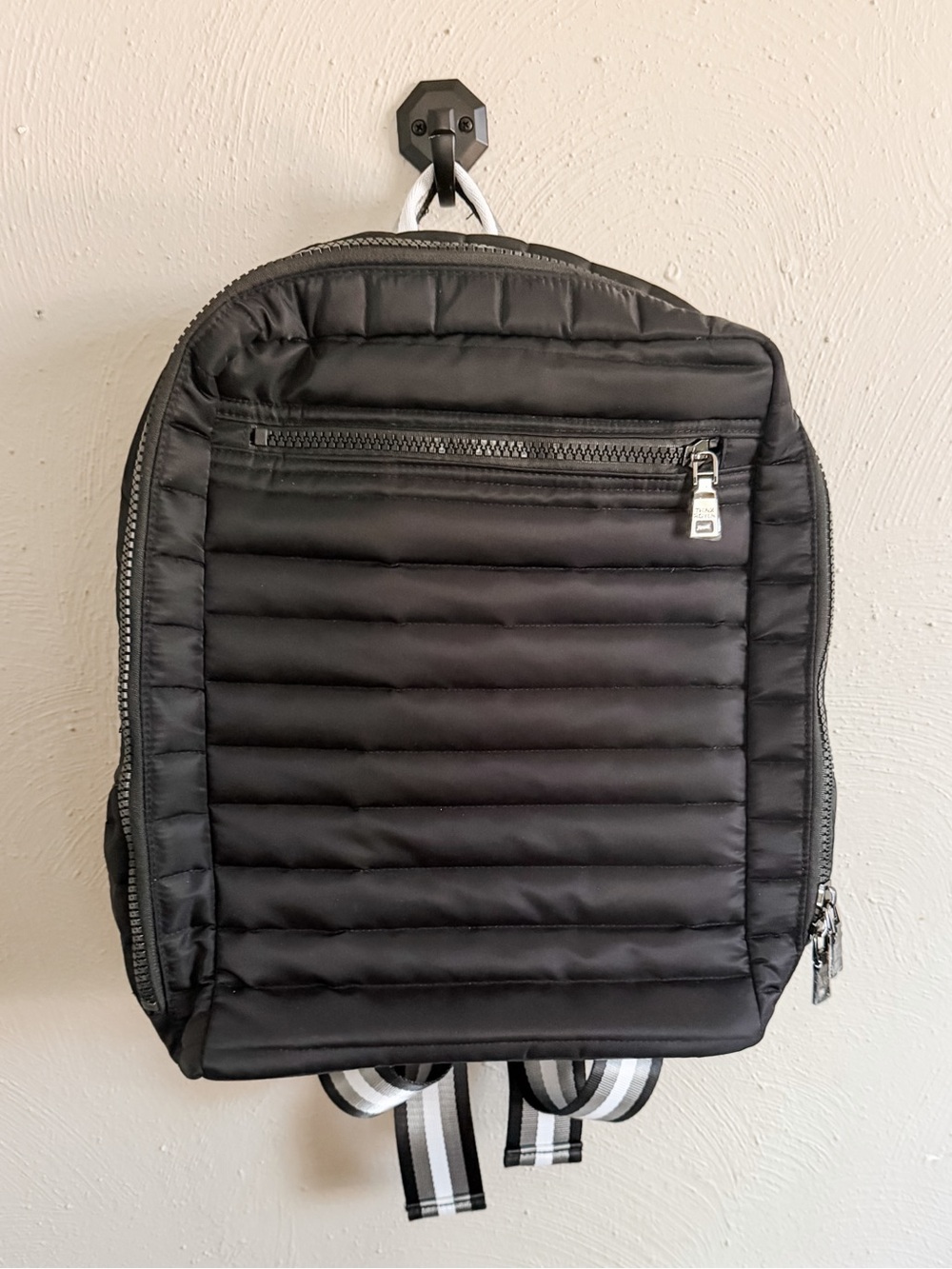 NWT THINK ROYLN Black Puffer Backpack